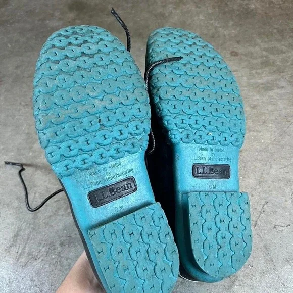 Vintage Black and blue L.L.Bean duck boots Women's size 8.5 or‎ men's 7 - Picture 4 of 5